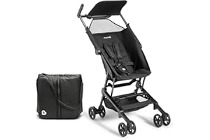 Munchkin Sparrow Travel Baby Stroller, Ultra Compact and Lightweight, for Babies and Toddlers, Black