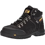 caterpillar black steel toe boots