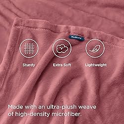 Bedsure GentleSoft Fleece Throw Blanket for Couch