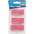 Pink Pearl Radiergummi Large – 3er Pack, Selbstreinigend & Schonend