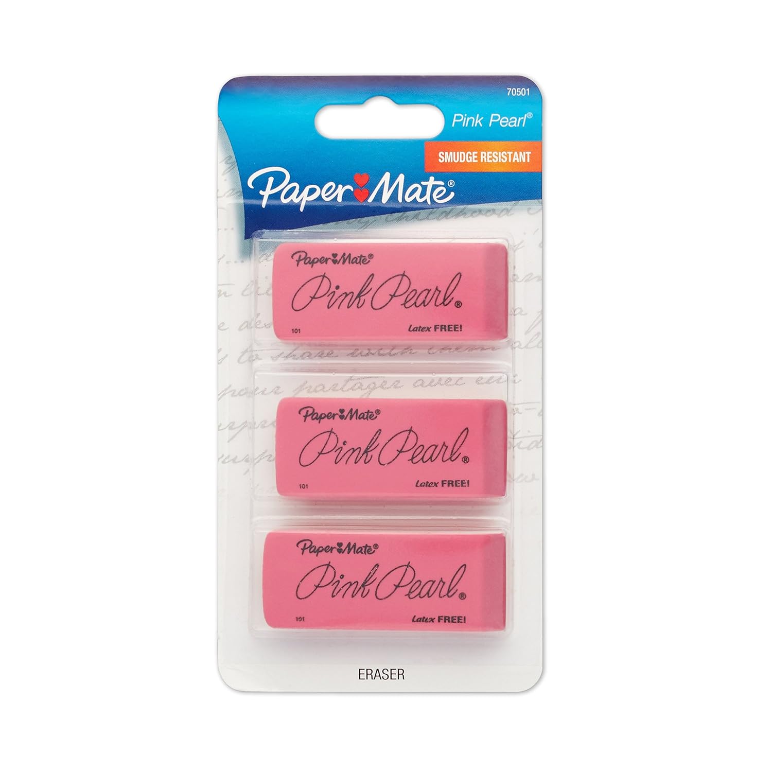 Paper Mate Pink Pearl Premium Erasers, Large, 3Count Tech Amazon.in