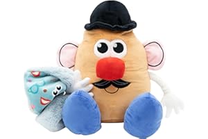 PLUSHIBLE BRIDGING MILES WITH SMILES Blankie Bestie, 2-in-1 Stuffed Animal & Blanket - Baby Blankets for Boy - Security Blankets for Babies, Girl, Boy, and Toddler - Potato Head