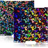 Wefuit for Bambu Lab A2L H2C Build Plate 335x325mm Double Sided Print H2C Build Plate Starry+Flake Smooth Build Plate Easy Bend Removal Ideal for TPU/PETG/PLA Filaments for Bambu Lab H2C Accessories