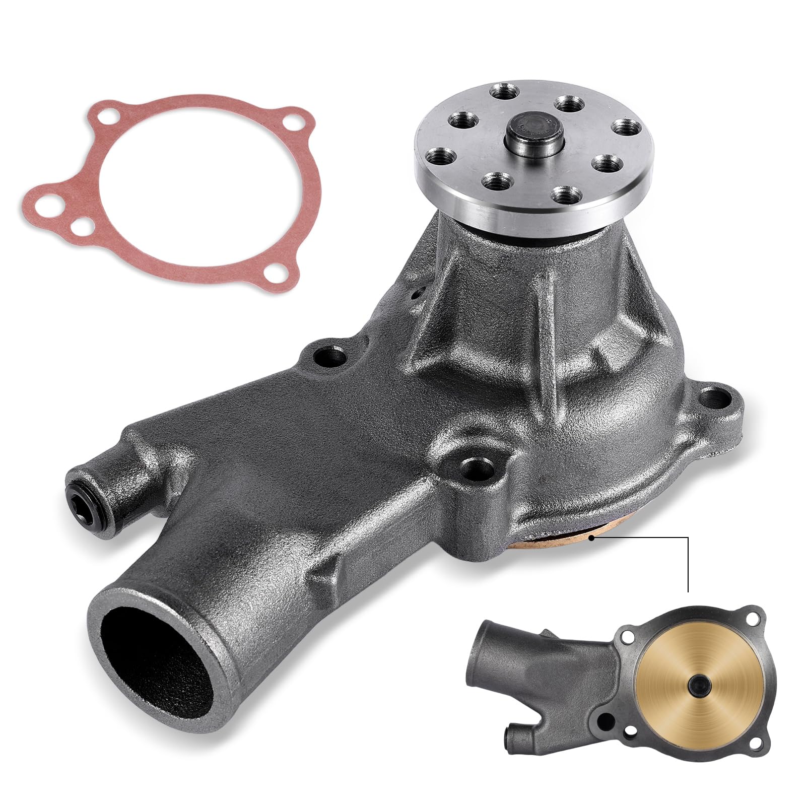 Photo 1 of AULINK (Bronze Impeller,C&U Bearing) 3854017 Circulating Water Pump For Volvo Penta MERCRUISER OMC GM MARINE 110 120 140 165 2.5L 3.0L 4.0L GL # 65142a1 884727 814755 984360 986779 814755