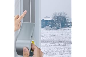 MILEQEE Cloth Duct Window Seal Strip Tape for Winter, 1.89in x 33FT, Weather Stripping Sealing Insulation Tape for Windows and Door, Easy Tear Sealer Draft Blocker Silver