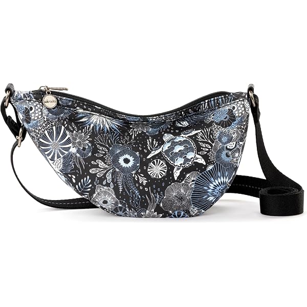 Sakroots Tess Sling in Eco Twill, Adjustable Crossbody Strap 