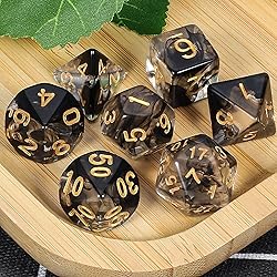CiaraQ DND Polyhedral Dice Set for Dungeons and