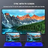 DBPOWER 17.9 Portable DVD Player with 15.6 Inch Swivel Screen Blue view 4