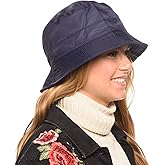 Adjustable Waterproof Bucket Rain Hat in Nylon, Easy to fold CL3056