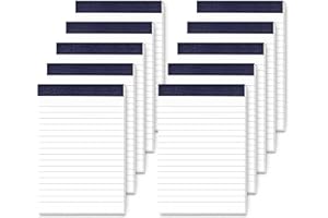 10 Pack Notepad Small Lined Writing Notepads 4 x 6 Bloc Note Memo Pads Refills Paper Petit Calpin Note Pads 4 x 6” Scratch Pa