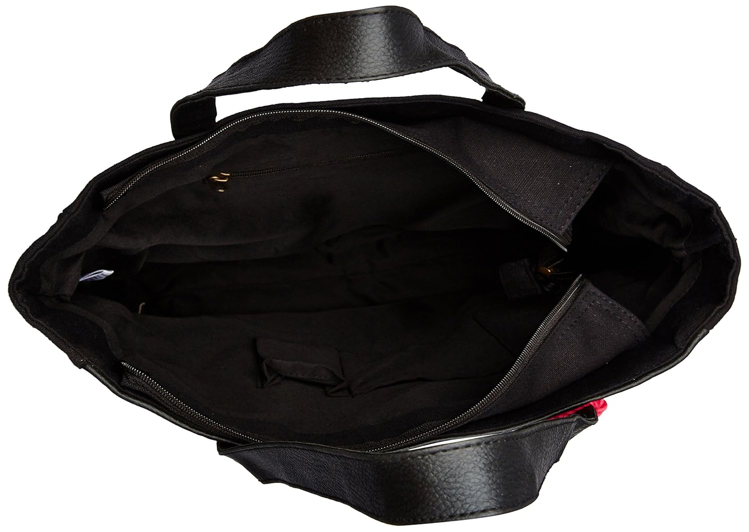 kanvas katha women's tote bag (black) ()