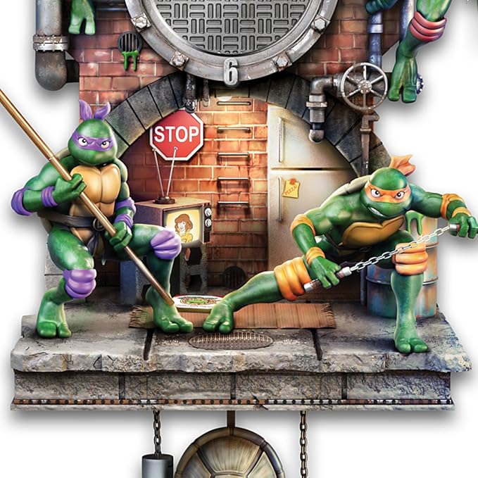 TEENAGE MUTANT NINJA TURTLES WALL CRACK wall art decor 001 Printed