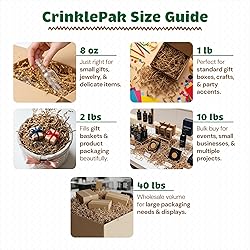 Crinklepak 1LB USA Made Yellow Crinkle Paper Filler