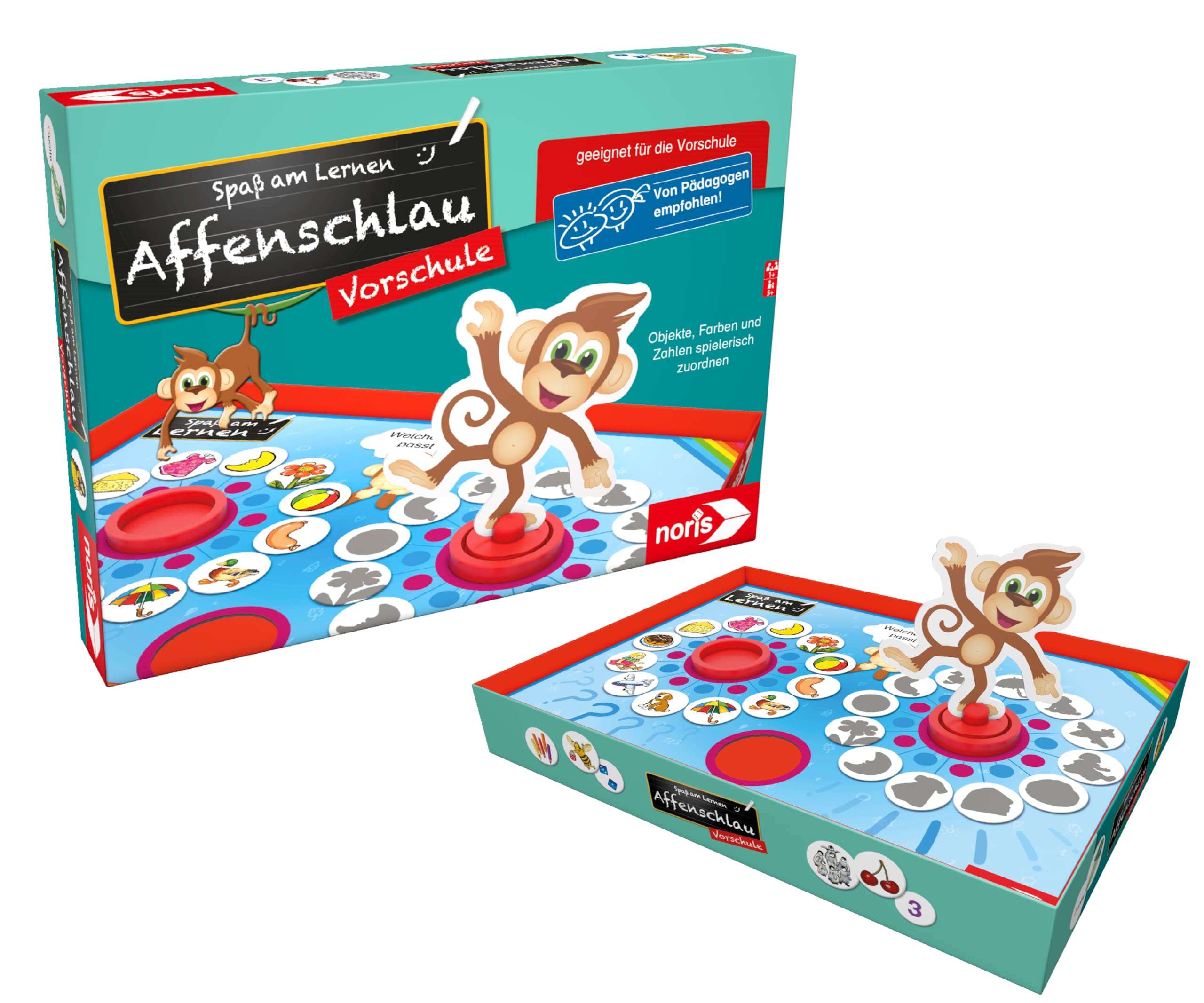 Noris 606071901 – Monkey Smart – Fun in Learning – Playful Learning Recommended by Educators, from 5 Years