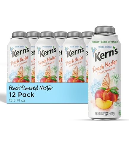 Amazon.com : Kerns Peach Nectar 11.5oz 6pk : Grocery & Gourmet Food