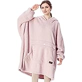Catalonia Oversized Blanket Hoodie Sweatshirt, Wearable Lounging Fleece Pullover, Gift for Adults Women Men Kids Wife