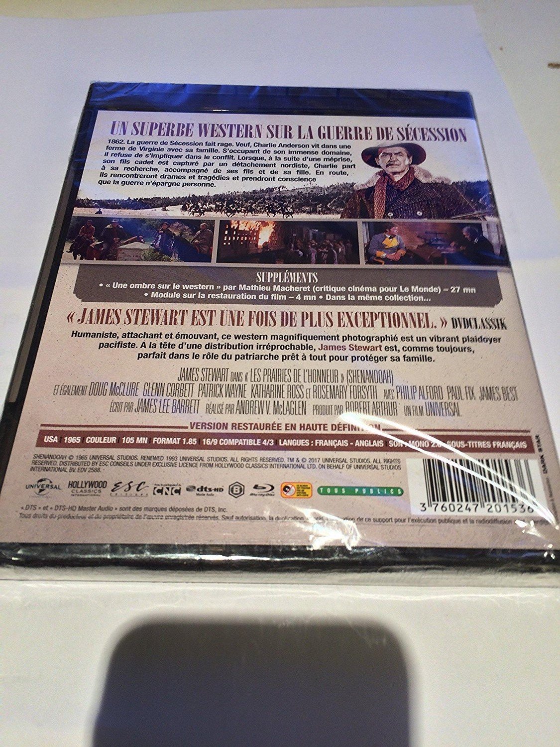 Amazon Com Shenandoah 1965 Restored Master Blu Ray Region B Not