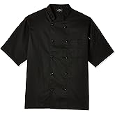 Chef Code Men's Short Sleeve Unisex Classic Chef Coat