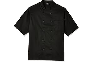 Chef Code Men's Short Sleeve Unisex Classic Chef Coat