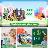 ToyUnited 200Pcs Magnetic Blocks Educational STEM Building Tiles Kids 3-10 view 5