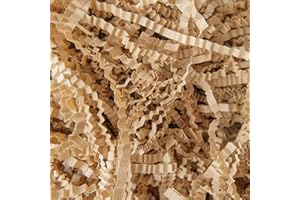 TCAIRG 1LB Kraft Crinkle Cut Paper Shred Filler for Gift Wrapping and Basket Filling - Shredded Paper for Gift Box, Box Confetti Shredded, Box Stuffing
