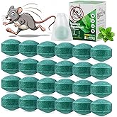 24 Pack Peppermint Mouse Repellent, Effective Against Mice, Rats and Pests, Safe for Pets and Families, Indoor and Outdoor Use