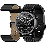Moto 360 3rd Gen 2020 - Wear OS by Google - The Luxury Stainless Steel Smartwatch with Included Genuine Leather and High-Impa