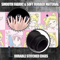 YBHNTZ Anime Mouse Pad,Extended Pink Cute Large