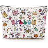 Sitsink Speech Therapist Gifts Essential Bag - Gifts for Women SLP Speech Pathologist SLP Week Appreciation Christmas Graduation Retirement Birthday Friends Sister Mother