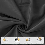 Yorkshire Bedding Velvet Cushion Covers 45x45 cm 2 Pack Black view 6