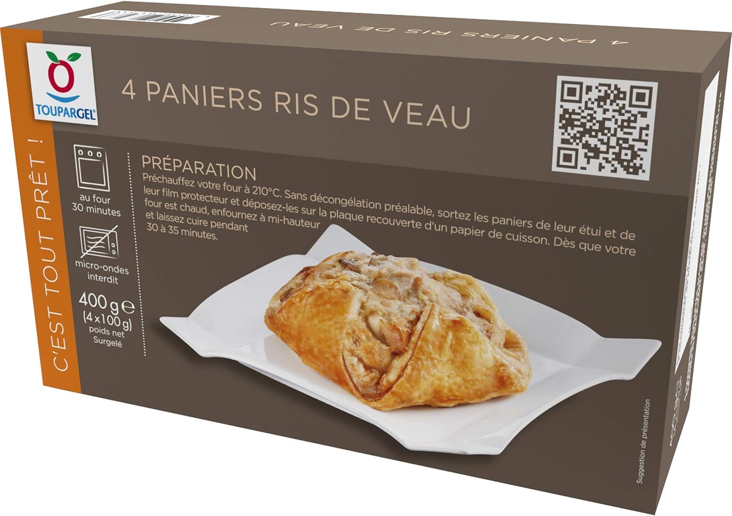 Paniers Surgeles Ris De Veau 4 X 100 G Amazon Fr Epicerie