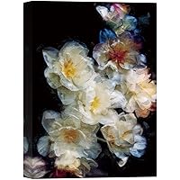 SIGNWIN Canvas Wall Art White Daffodils Bouquet Floral Flower Oil Painting Impressionism Romantics Closeup Colorful for Living Room, Bedroom, Office - 12x18 inches