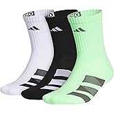 adidas Unisex EVO Running Socks (3 Pairs) High Quarter