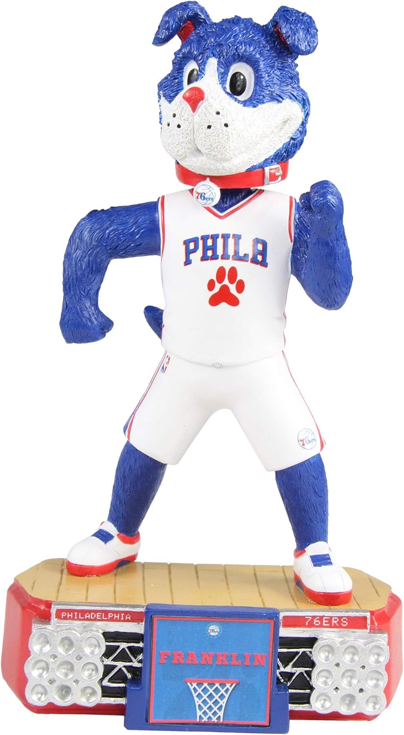 Franklin The Dog Philadelphia 76ers Stadium Lights Bobblehead Nba At Amazon S Sports Collectibles Store