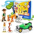La Granja de Zenon, Set de Figuritas de Acción y Aventura para Niños, 6 Figuritas | Zenon, Percheron, Beto, Lola, Bartolito y El Auto Bochinchero