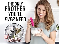 Zulay Kitchen Powerful Milk Frother Wand - Ultra