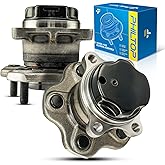 PHILTOP 512533 Rear Wheel Hub Assembly Fit for Nissan NV200 2013-2019, Chevrolet City Express 2015-2018, 4 Lugs Wheel Hub Bearings