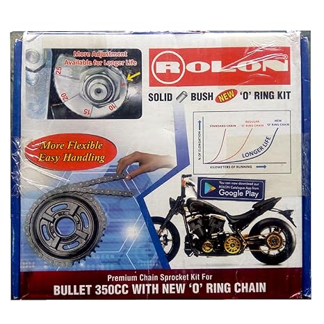 royal enfield classic 350 chain sprocket life