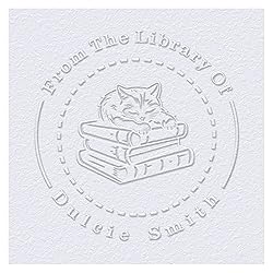 OFCCUSTOM Book Embosser Custom Embosser Stamp with