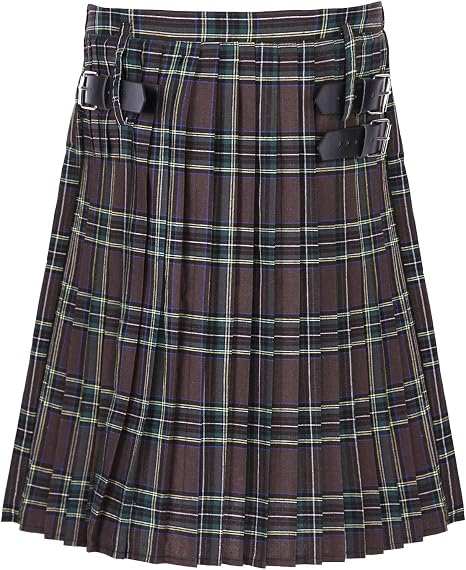 Schwarzer Lederrock Männer Handgefertigter Schwarzer Leder Gladiator Kilt: Plissee Gothic Style - Österreich Herren Kostüm Leder Kilt