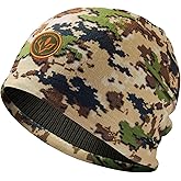 BASSDASH Reversible Windproof Fleece Winter Beanie Hats Thick Warm for Men Women Stretchy Fit Unisex Cuffed Knit Hat