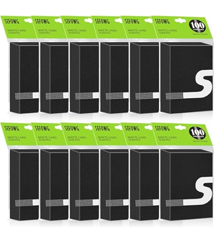 Amazon.com: Ultra Pro Card Supplies Deck Protector Sleeves, Black, 180  Count : Toys & Games