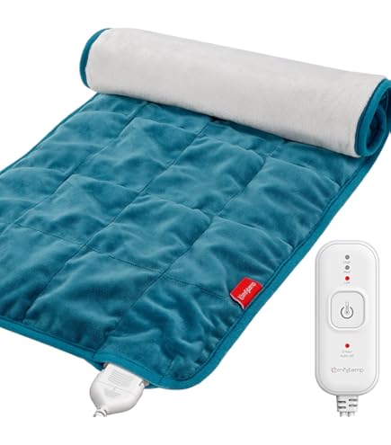 Amazon.com: Heat Massaging Weighted Heating Pad for Back Pack, Weighted  Electric Heating Pad with Massaging Vibrations 3.7lb Non-Toxic Beads 4 Heat  Settings 4 Massage Modes 2h Auto-Off 17"x33" : Health & Household