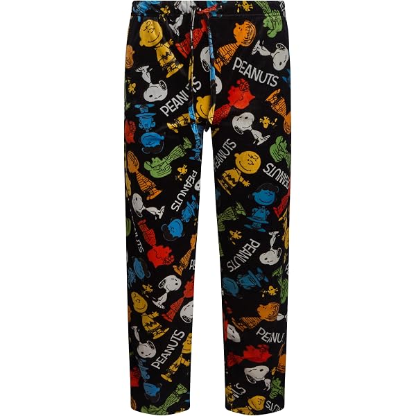 Peanuts Woodstock Snoopy - Pigiama da donna con personaggi e amici, Bianco, L