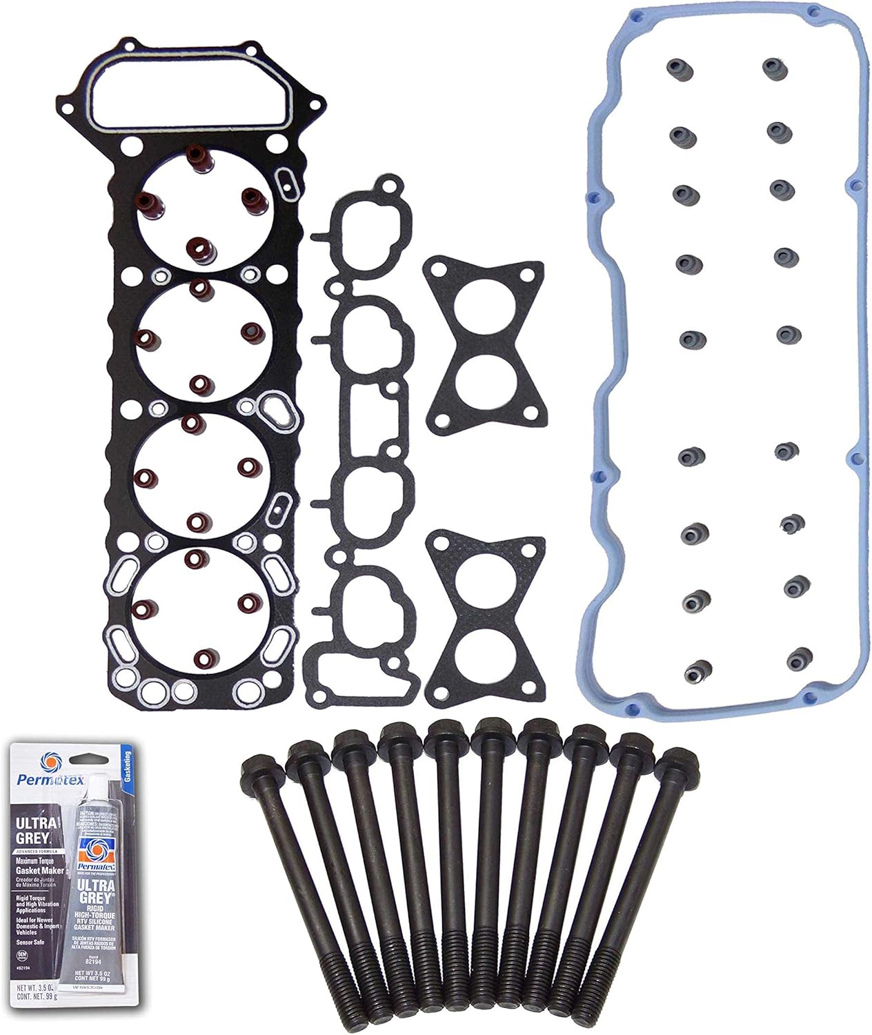 Head Gasket Set Bolt Kit Fits 9697 Nissan Pick Up D21 2
