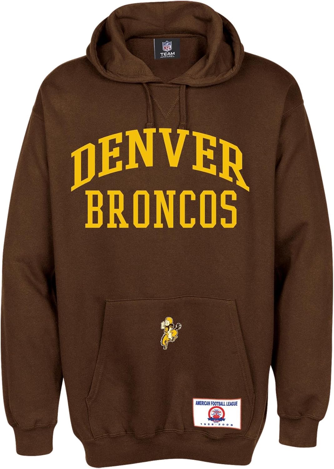 Amazon.com : AFL Denver Broncos Classic Heavyweight Fleece Hoodie, Large : Athletic Sweatshirts 