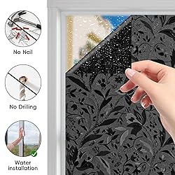 Dwersty Total Blackout Window Privacy Film