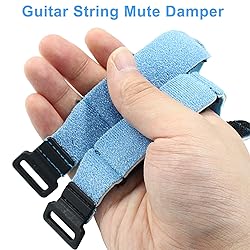 Piutouyar 2 Pcs Blue Guitar String Mute