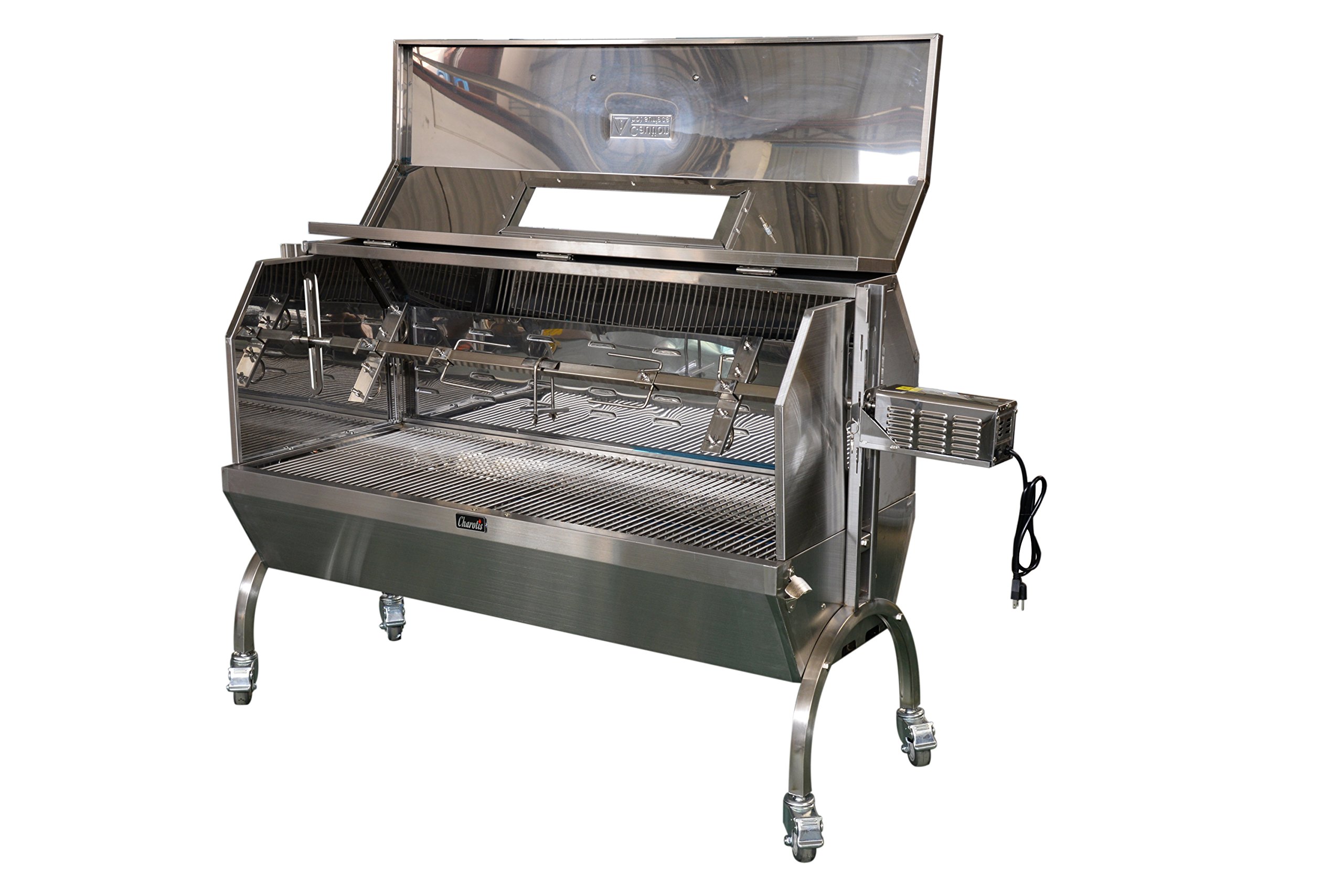 charcoal outdoor grills with rotisserie
