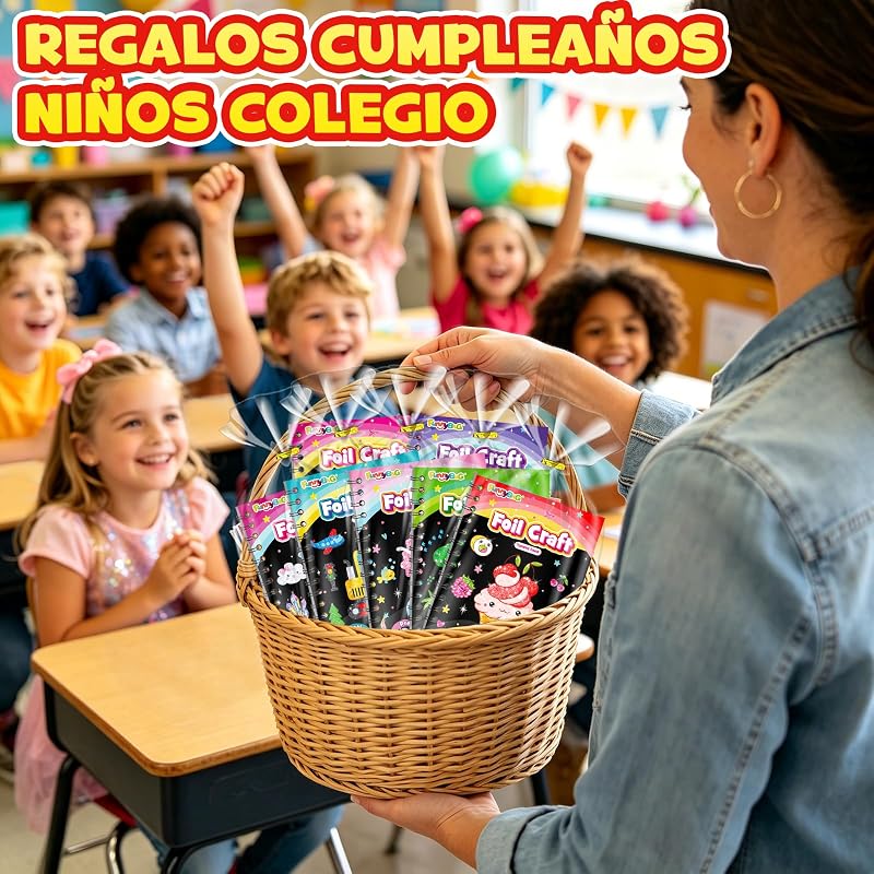 16 Pack 2 IN 1 Kit de Arte con Foil + Libros de Colorear — foto 6 de 7